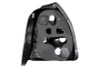 ANZO For 1996-2000 Honda Civic Taillights Black