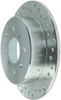 StopTech 227.40017L Select Sport Cross-Drilled And Slotted Disc Brake Rotor