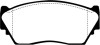 EBC Brakes DP2892 Greenstuff 2000 Series Sport Brake Pads Fits 91-94 NX Sentra