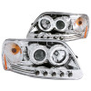 Anzo USA 111032 Projector Headlight Set w/Halo Fits 97-03 Expedition F-150