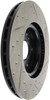 StopTech 127.40062R Sport Cross-Drilled And Slotted Disc Brake Rotor Fits TL