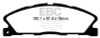 EBC Brakes DP33019C Redstuff Ceramic Low Dust Brake Pads Fits 13-18 MKT Taurus