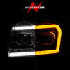 Anzo USA 111544 Projector Headlight Set Fits 05-07 Grand Cherokee (WK)
