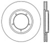 StopTech 128.37018L Disc Brake Rotor