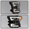 Spyder Auto 5083678 DRL LED Projector Headlights Fits 15-17 F-150