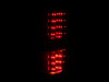 ANZO For 2009-2014 Ford F-150 LED Taillights Black