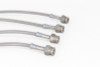 Goodridge USA 20105 G-STOP SS Braided Brake Line Kit Fits 04-08 TSX