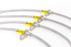 Goodridge USA 20105 G-STOP SS Braided Brake Line Kit Fits 04-08 TSX