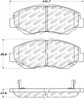 StopTech 305.09140 Street Select Brake Pads Fits Accord Civic CR-V Element ILX