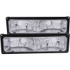 ANZO For 1988-1998 Chevrolet C1500 Euro Parking Lights Black