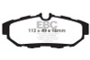 EBC Brakes DP51870NDX Bluestuff NDX Full Race Brake Pads Fits 11-14 Mustang