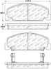 StopTech 305.02730 Street Select Brake Pads Fits Accord Civic Civic del Sol CRX