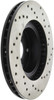 StopTech 128.47012R Sport Cross-Drilled Disc Brake Rotor