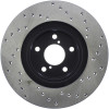 StopTech 128.47012R Sport Cross-Drilled Disc Brake Rotor
