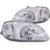 Anzo USA 121179 Crystal Headlight Set Fits 99-00 Civic