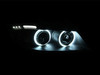 ANZO For 2006-2008 BMW 3 Series E90-E91 Projector Headlights w/ Halo w/ LED Bar Black (CCFL)