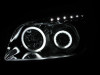 ANZO For 2006-2008 Toyota Rav4 Projector Headlights w/ Halo Black
