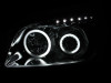 ANZO For 2006-2008 Toyota Rav4 Projector Headlights w/ Halo Black