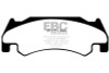 EBC Brakes DP41739R Yellowstuff Street And Track Brake Pads Fits 05-06 Ram 1500