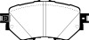 EBC Brakes DP23033 Greenstuff 2000 Series Sport Brake Pads Fits 14-18 3 3 Sport