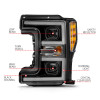 Anzo USA 111577 LED Projector Headlight