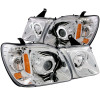 Anzo USA 111169 Projector Headlight Set w/Halo Fits 98-07 LX470