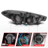 Anzo USA 121562 Projector Headlight Set Fits 14-16 Forte