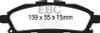 EBC Brakes DP41877R Yellowstuff Street And Track Brake Pads Fits 11-17 Quest