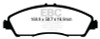 EBC Brakes UD1723 Ultimax  Brake Pads Fits 14-22 MDX