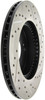 StopTech 127.40026R Sport Cross-Drilled And Slotted Disc Brake Rotor