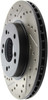 StopTech 127.40026R Sport Cross-Drilled And Slotted Disc Brake Rotor
