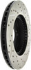 StopTech 127.40026R Sport Cross-Drilled And Slotted Disc Brake Rotor