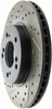 StopTech 127.40026R Sport Cross-Drilled And Slotted Disc Brake Rotor