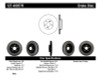 StopTech 127.40057R Sport Cross-Drilled And Slotted Disc Brake Rotor