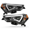 Anzo USA 111416 Projector Headlight Set Fits 14-21 4Runner