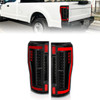 ANZO For 2017+ Ford F-250 LED Taillights - Black/Clear