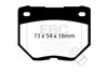 EBC Brakes DP2826 Greenstuff 2000 Series Sport Brake Pads Fits 300ZX Skyline