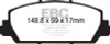 EBC Brakes DP31896C Redstuff Ceramic Low Dust Brake Pads Fits Civic RDX RLX