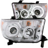Anzo USA 111173 Projector Headlight Set w/Halo Fits 07-15 Sequoia Tundra