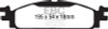 EBC Brakes DP31873C Redstuff Ceramic Low Dust Brake Pads Fits Flex MKT Taurus