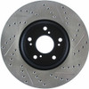 StopTech 127.40086R Sport Cross-Drilled And Slotted Disc Brake Rotor Fits Accord