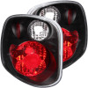 ANZO For 2001-2003 Ford F-150 Taillights Black