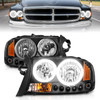 Anzo USA 111085 Crystal Headlight Set Fits 97-04 Dakota Durango