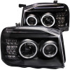 Anzo USA 111172 Projector Headlight Set w/Halo Fits 01-04 Frontier