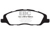 EBC Brakes DP51868NDX Bluestuff NDX Full Race Brake Pads Fits 10-14 Mustang