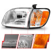 Anzo USA 111580 Crystal Headlight Set Fits 00-04 Tundra
