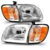 Anzo USA 111580 Crystal Headlight Set Fits 00-04 Tundra