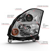Anzo USA 121558 Projector Headlight Set Fits 03-07 G35