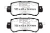 EBC DP42135R Yellowstuff Brake Pad Sets- DP42135R