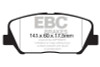 EBC Brakes DP32172C Redstuff Ceramic Low Dust Brake Pads